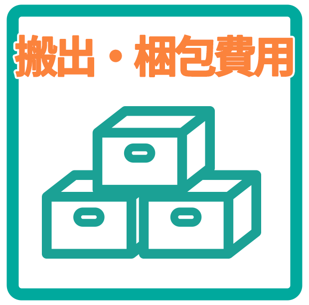 搬出・梱包費用